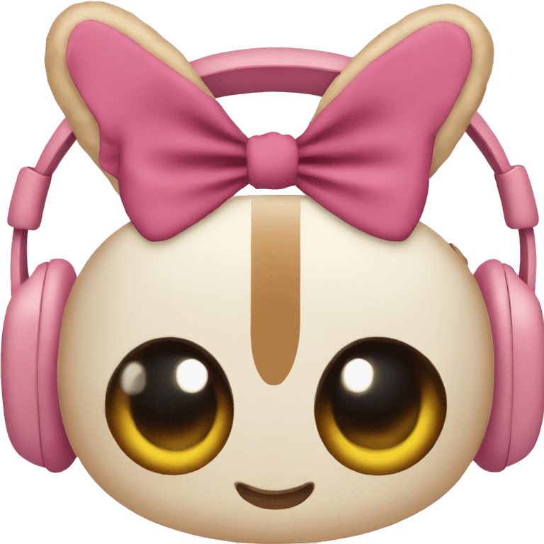 Ear muffs with bows emoji