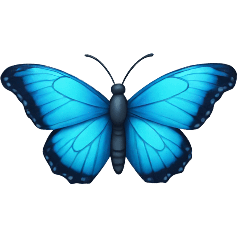 blue butterfly emoji