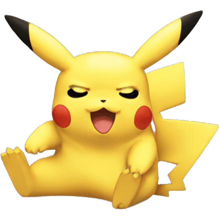 Pikachu durmiendo  emoji