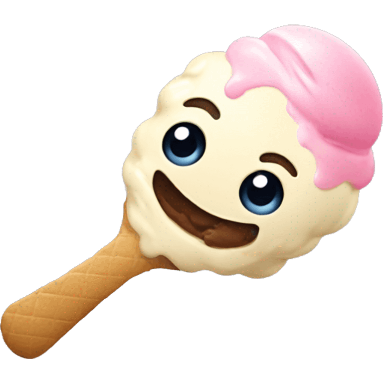 ice cream scoop wrestler emoji