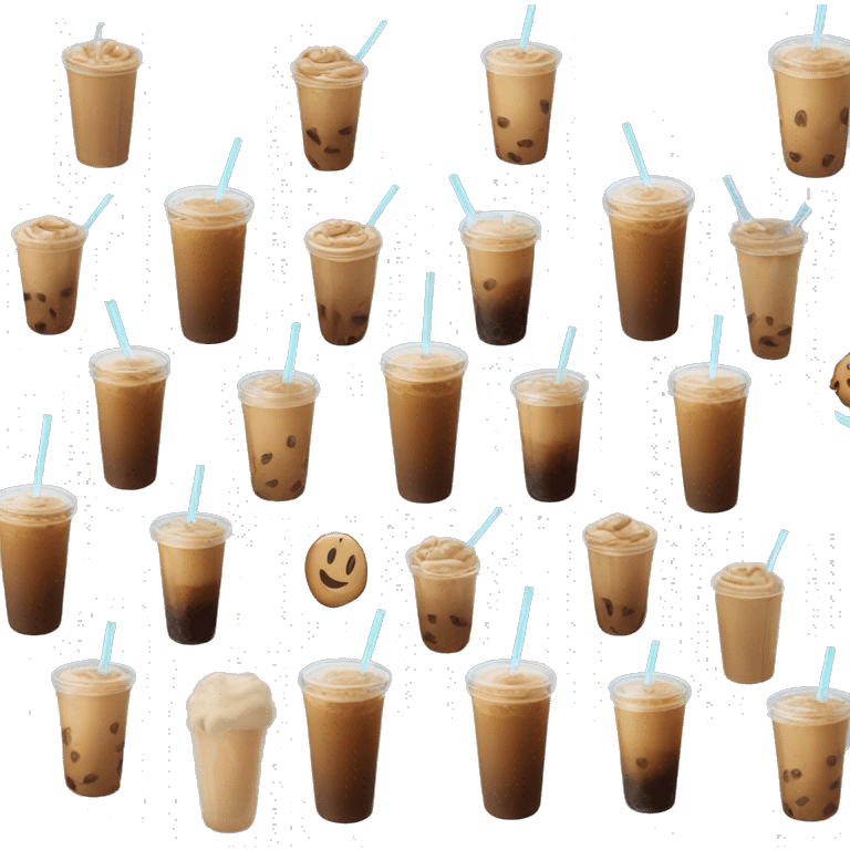 Carmel iced coffee  emoji