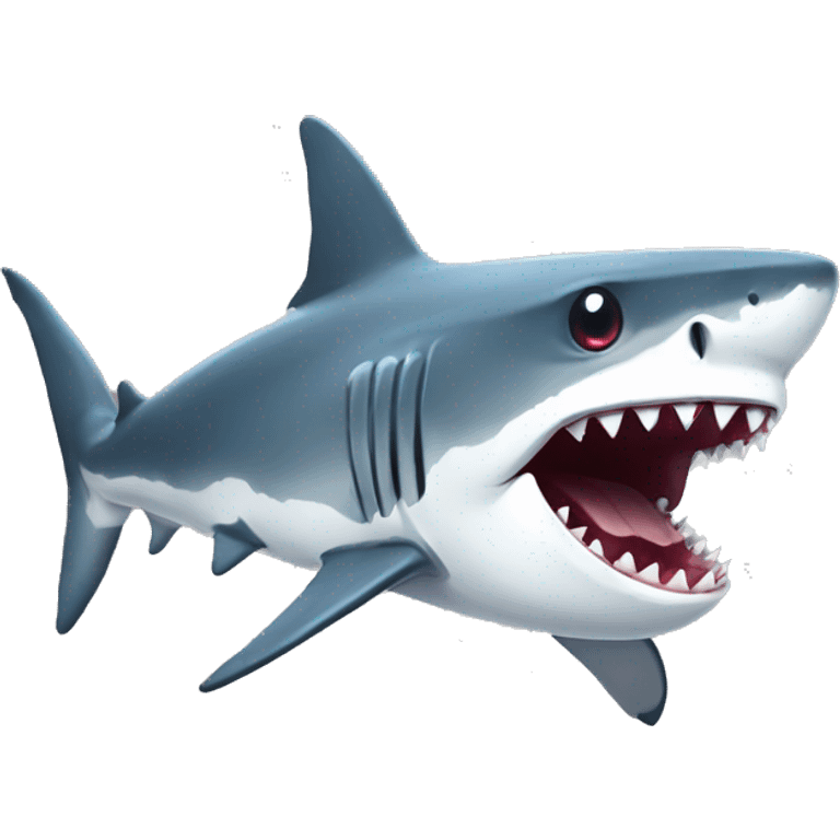 Hungry shark emoji