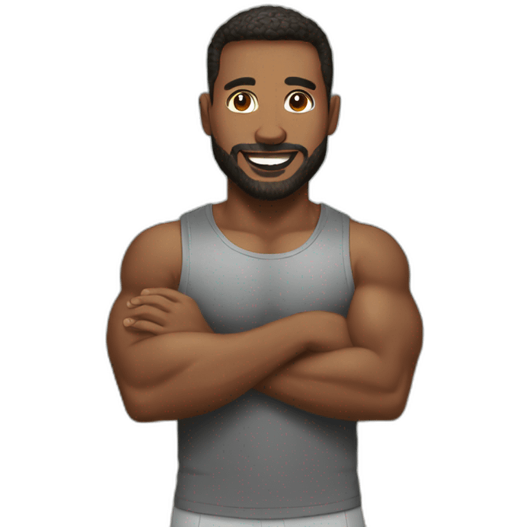 Gym men birthday emoji