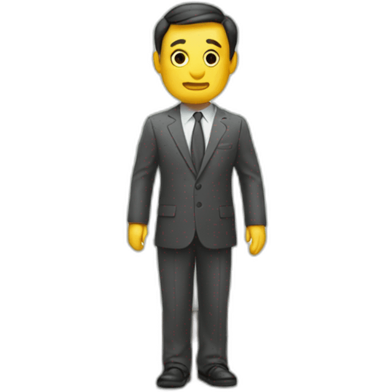 tiny man refusing to go to cheap hotels emoji