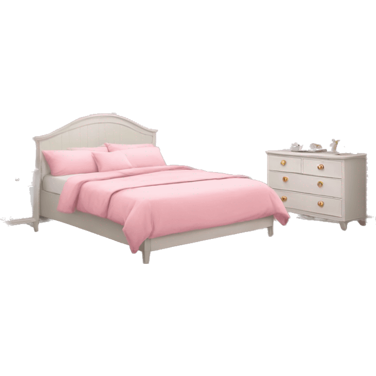 Pink bedroom emoji