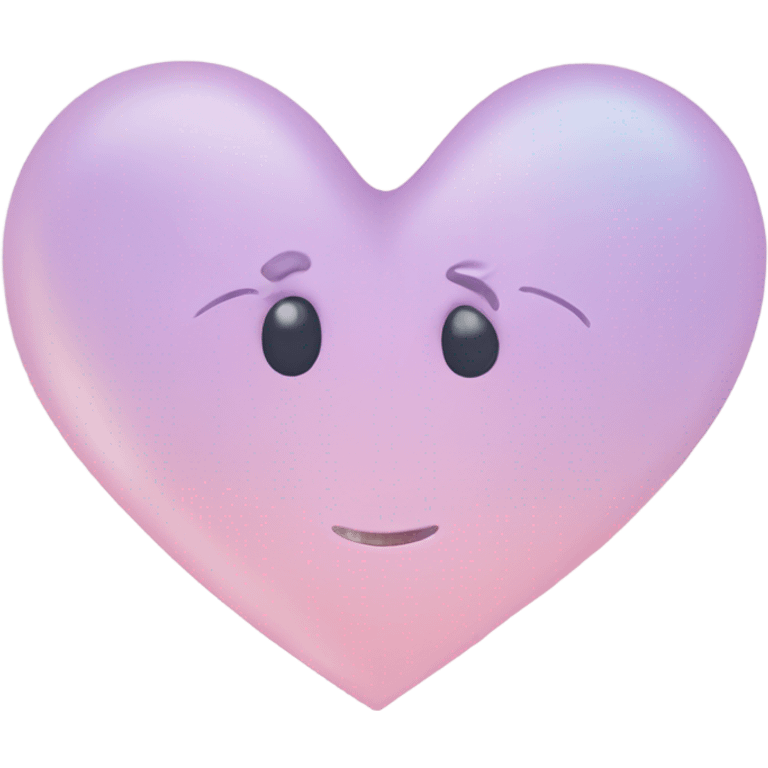 Pastel heart emoji