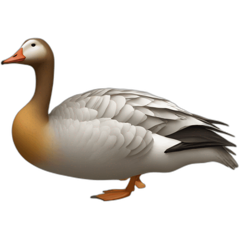 Sleeping goose emoji