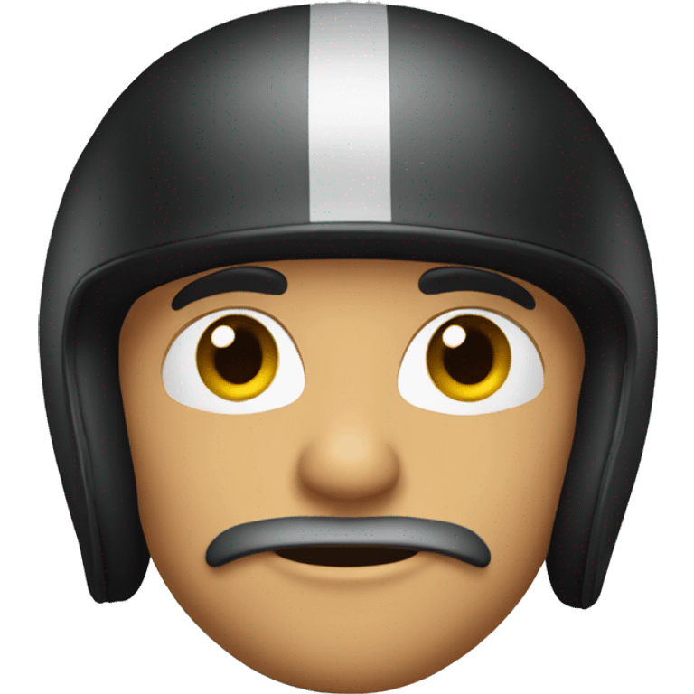 Biker with helmet  emoji