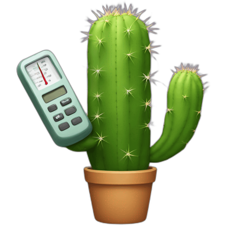 termometer-shaped cactus emoji