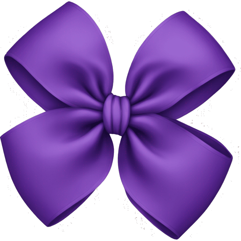 Purple bow  emoji