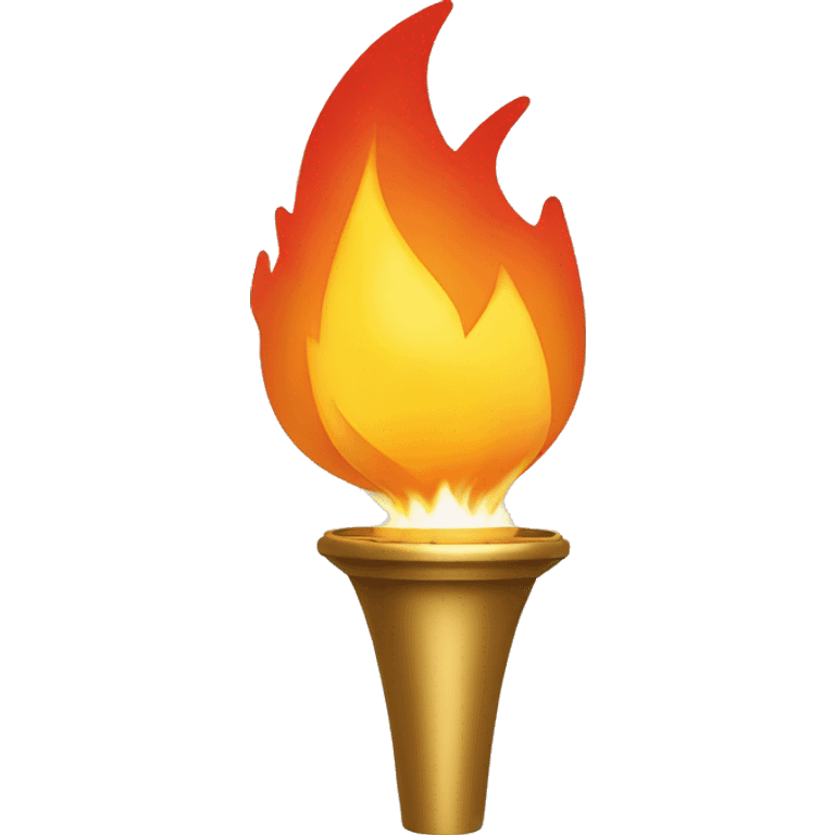 Olympic flame Paris 2024 emoji