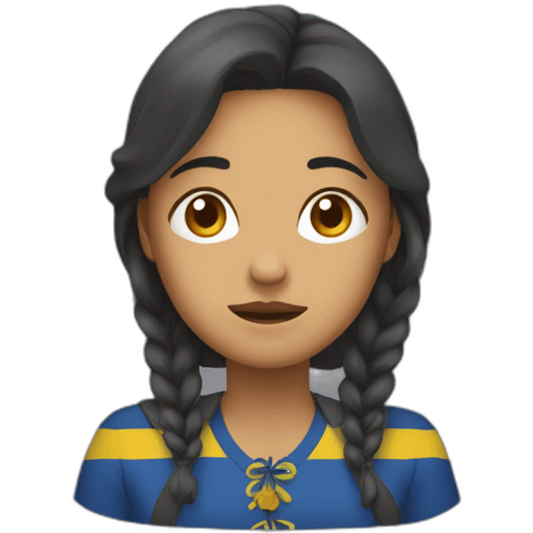 Colombienne qui pleure emoji