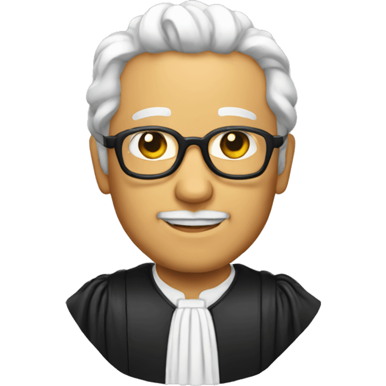 an icon of a  judge emoji