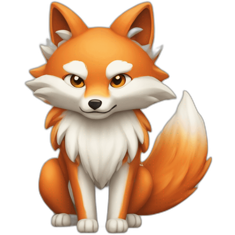 nine tailed fox emoji