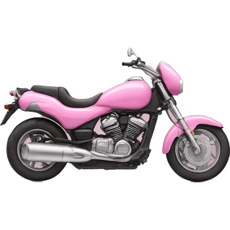 Pink motorcycle  emoji