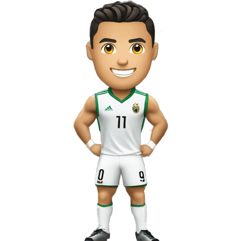 Cristiano Ronaldo sur la tour eifel  emoji