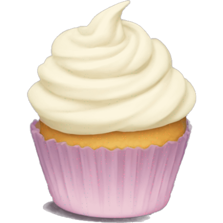 vanilla cupcake emoji