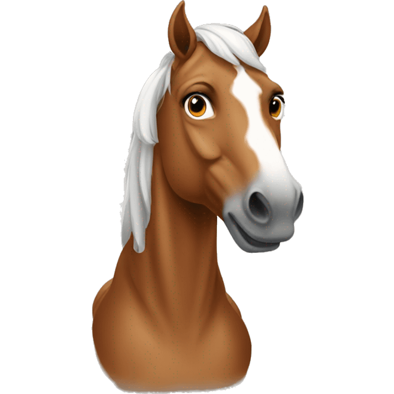 Western horse emoji