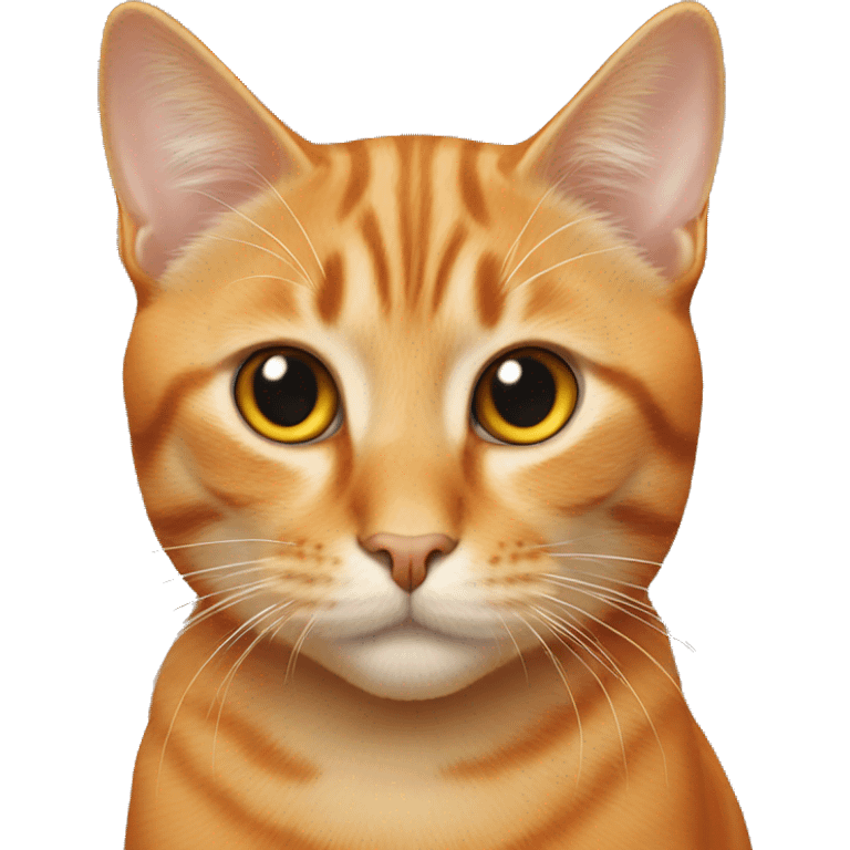 Cat orange  emoji