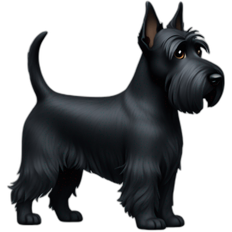 dog scottish terrier full body emoji