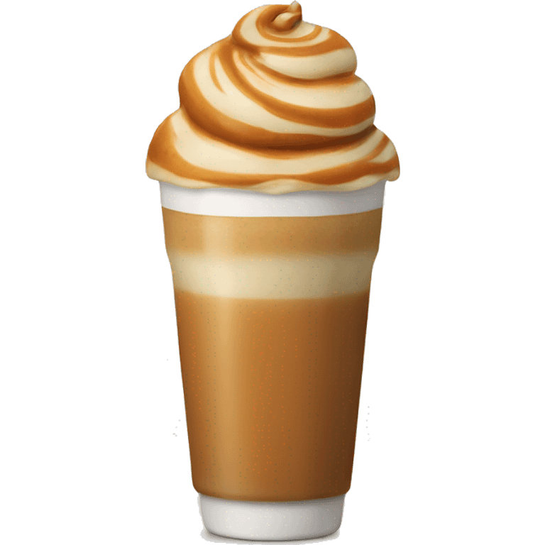 Caramel latte emoji