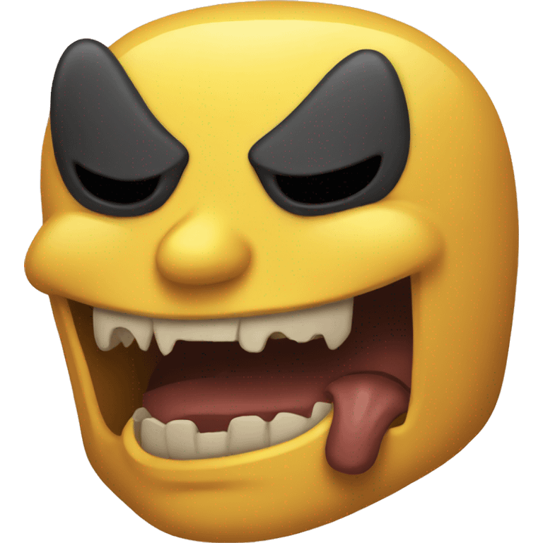 Yellow Emoji vampiro emoji