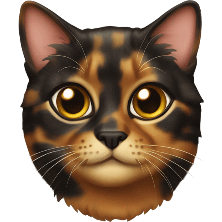 Tortoiseshell cat emoji