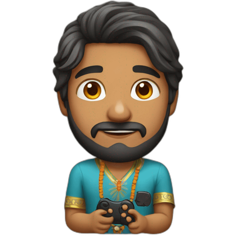 Indian gamer emoji