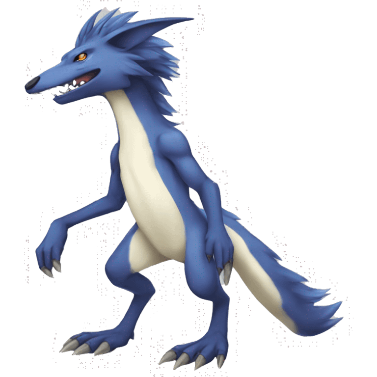 Lombax-Sergal-Vernid-Fakemon full body emoji