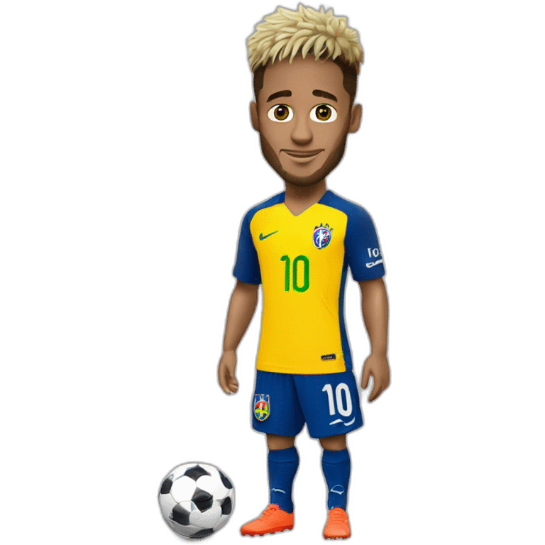 Neymar avec un caleçon emoji