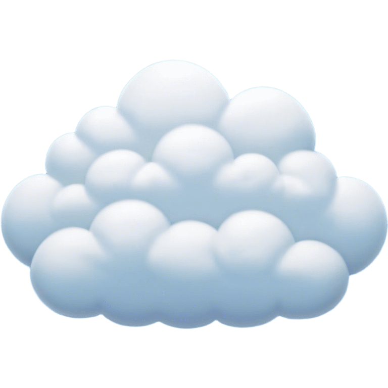 Cinematic Realistic Cumulus Emoji, Big and puffy, with cotton-like clouds floating in the clear blue sky. The rounded tops of the clouds glow with the light of the sun, while their soft, white texture adds a sense of calm and spaciousness. Soft glowing outline, capturing the essence of warmth, comfort, and peaceful skies in a perfect cumulus cloud! emoji