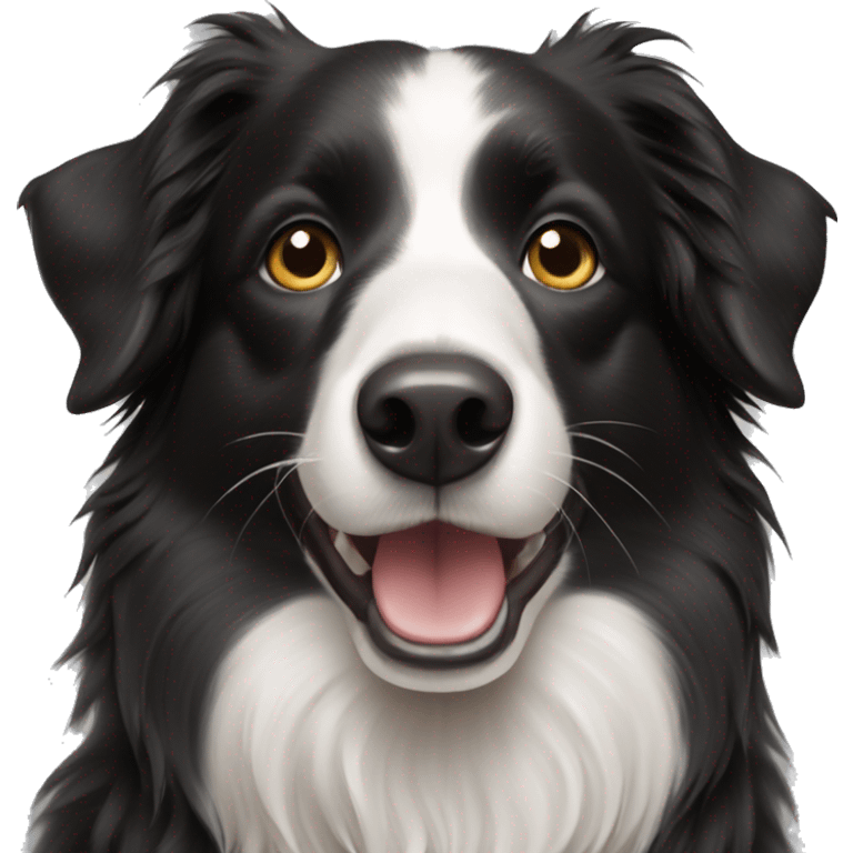 Border collie dog emoji