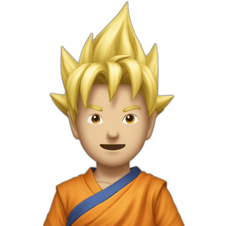 Sangoku qui joue aux échecs  emoji