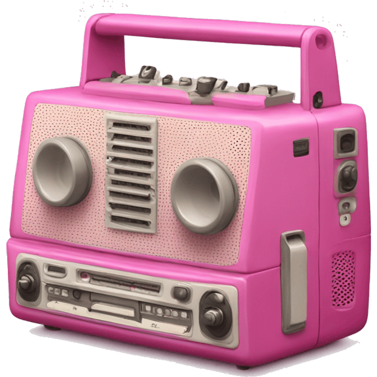 Pink Tape Recorder emoji