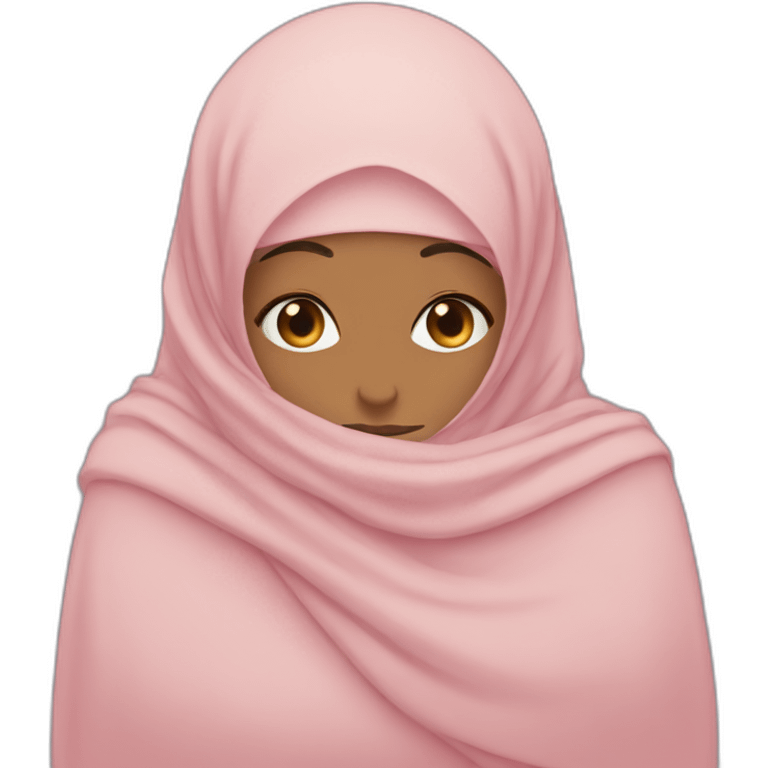 Hijabi hugging hijabi no faces emoji