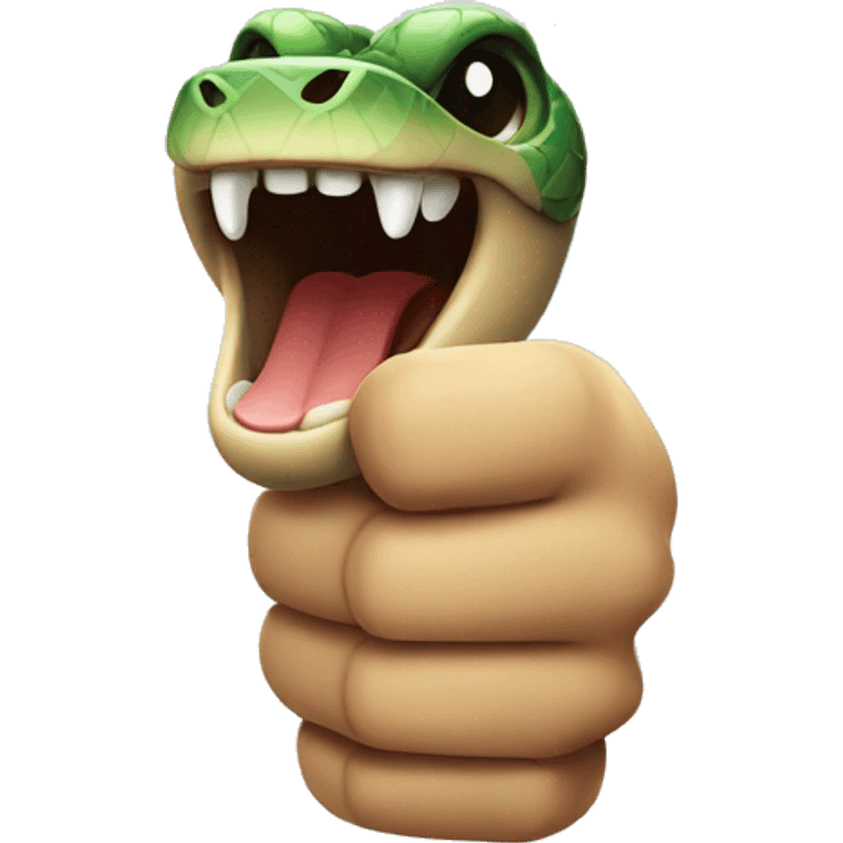 snake thumbs up emoji