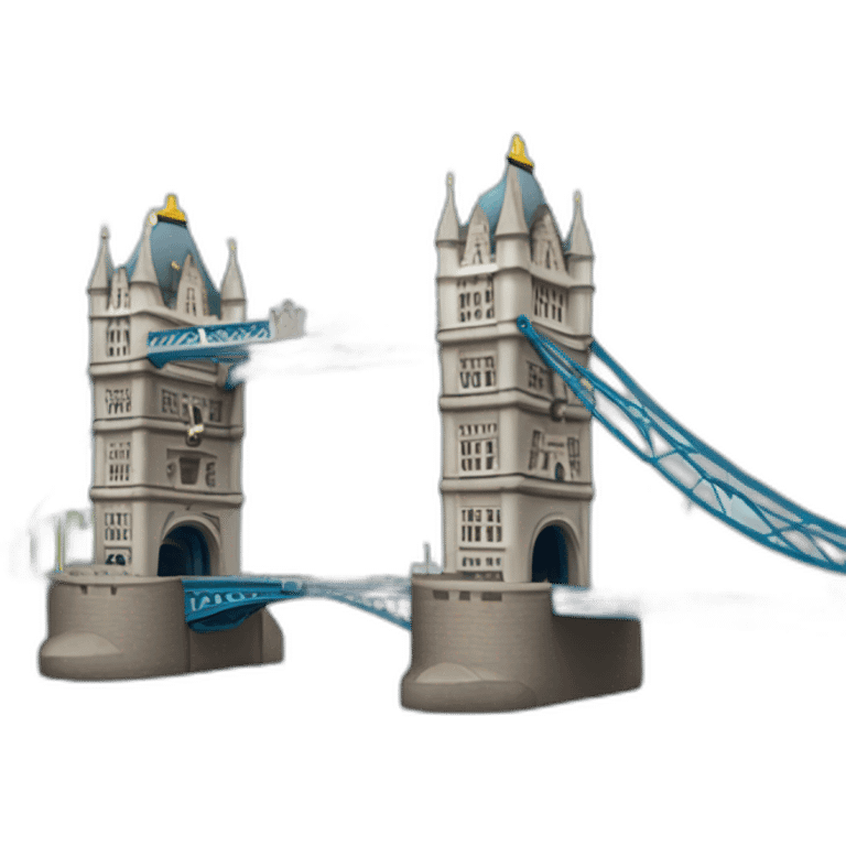 London Tower Bridge emoji