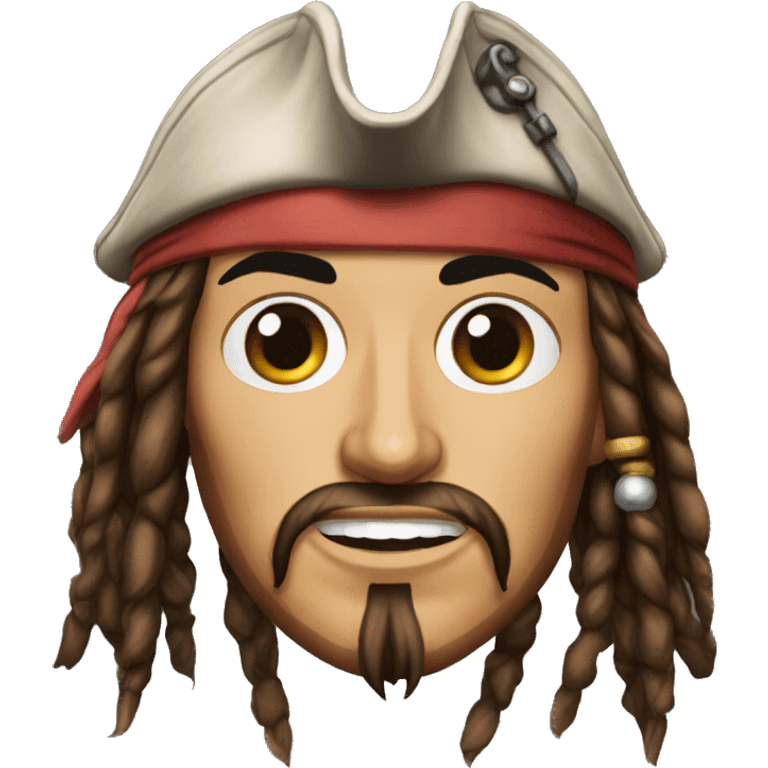 Captain Jack Sparrow one eye emoji