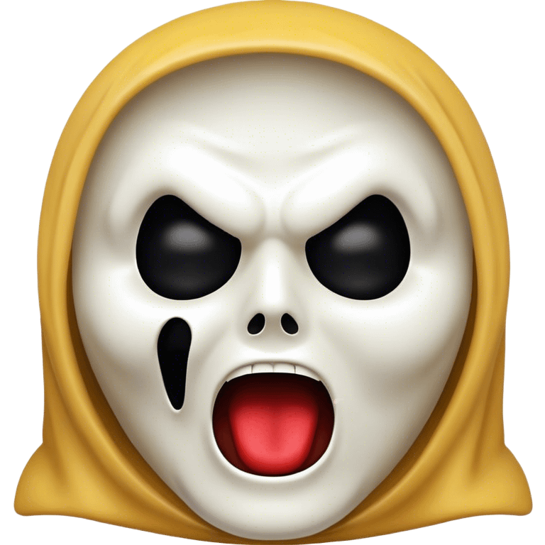 Ghostface scream emoji  emoji