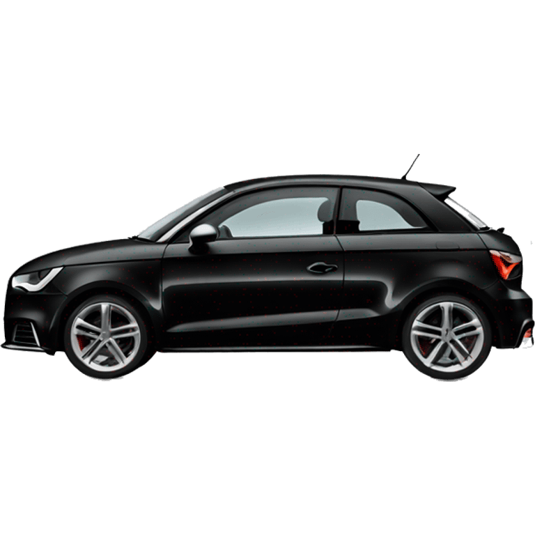 Black Audi a1 emoji