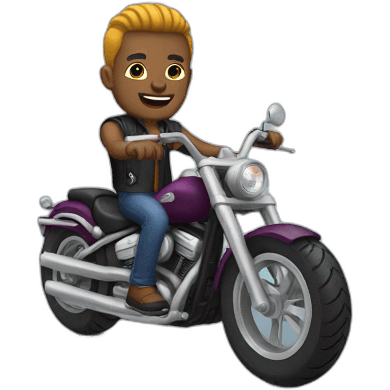 gay biker emoji