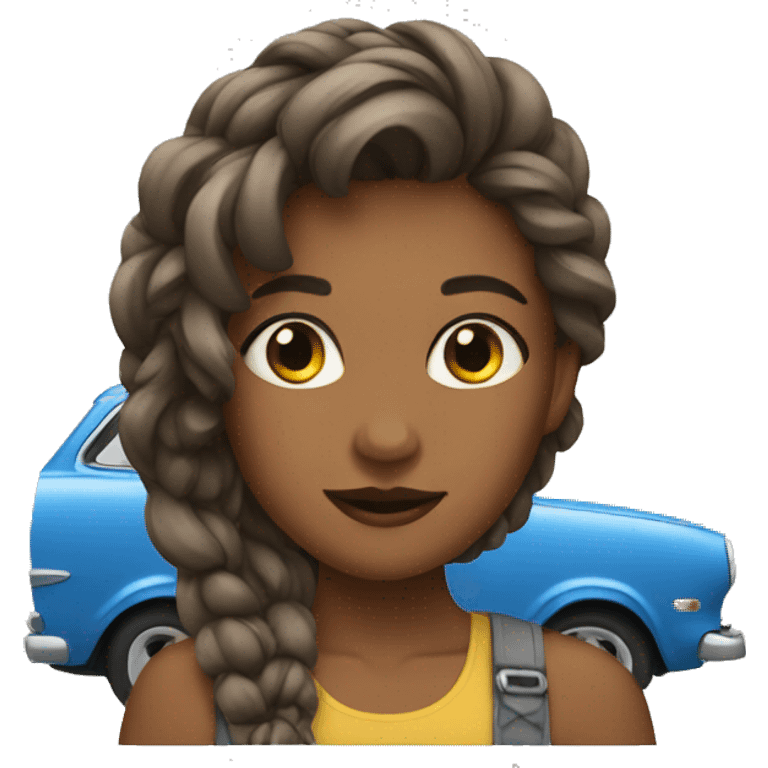 car girl emoji