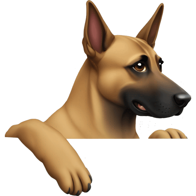 malinois bain emoji