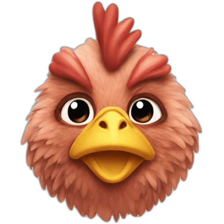 Ugly hen emoji