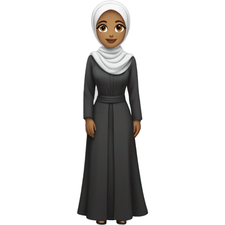 hijabi woman as a pretty girl boss emoji