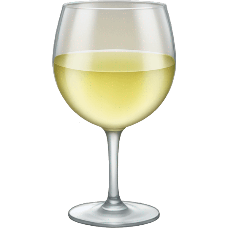 White wine in a glass emoji