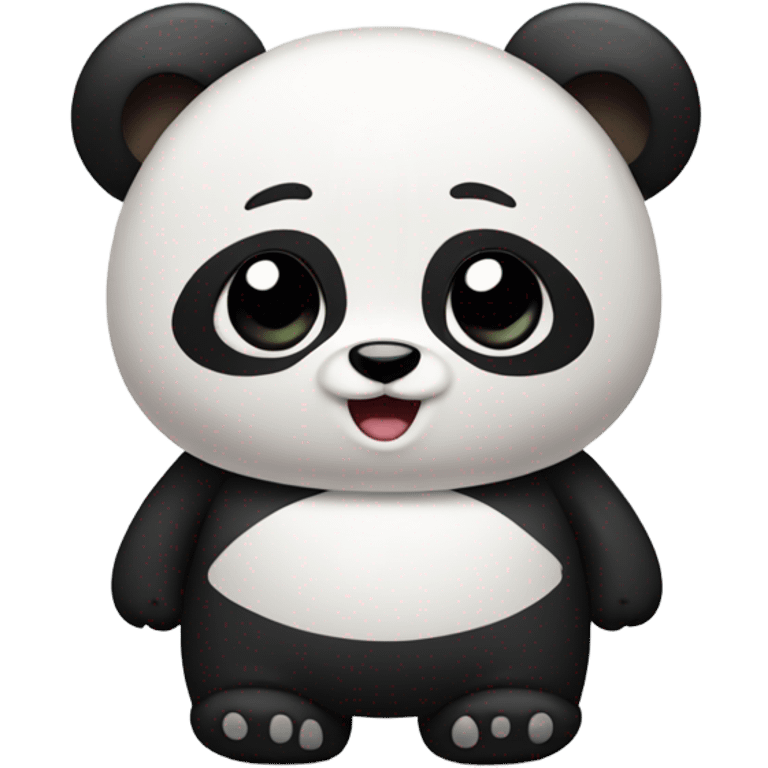 Shaved panda bear emoji