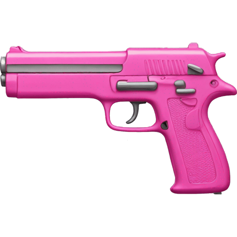 Pink gun emoji