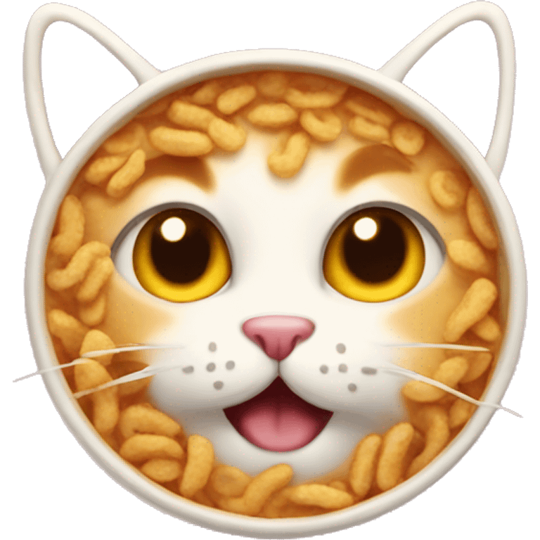 Cereal cat emoji