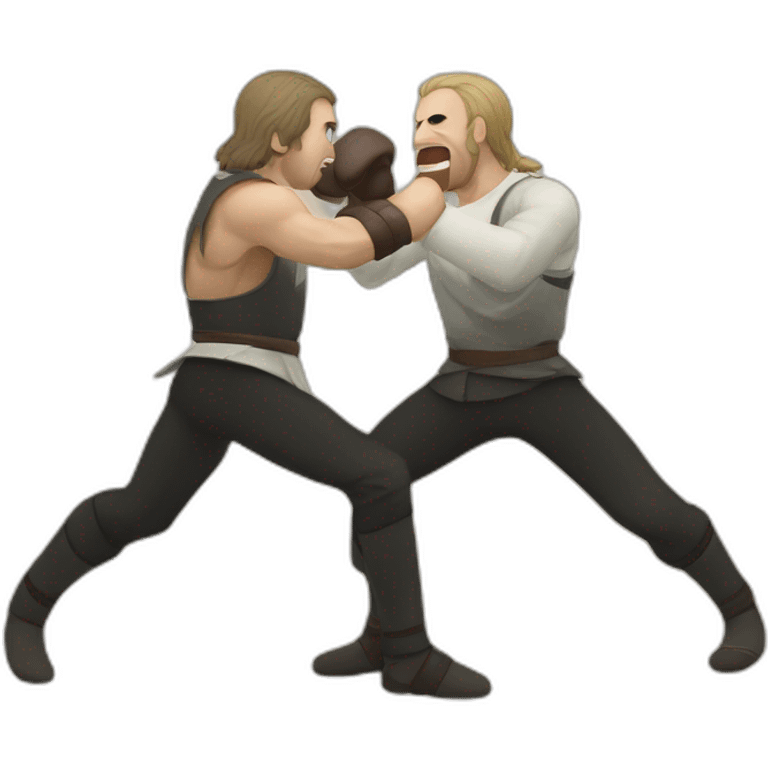 Mendeleïev fight enstein emoji